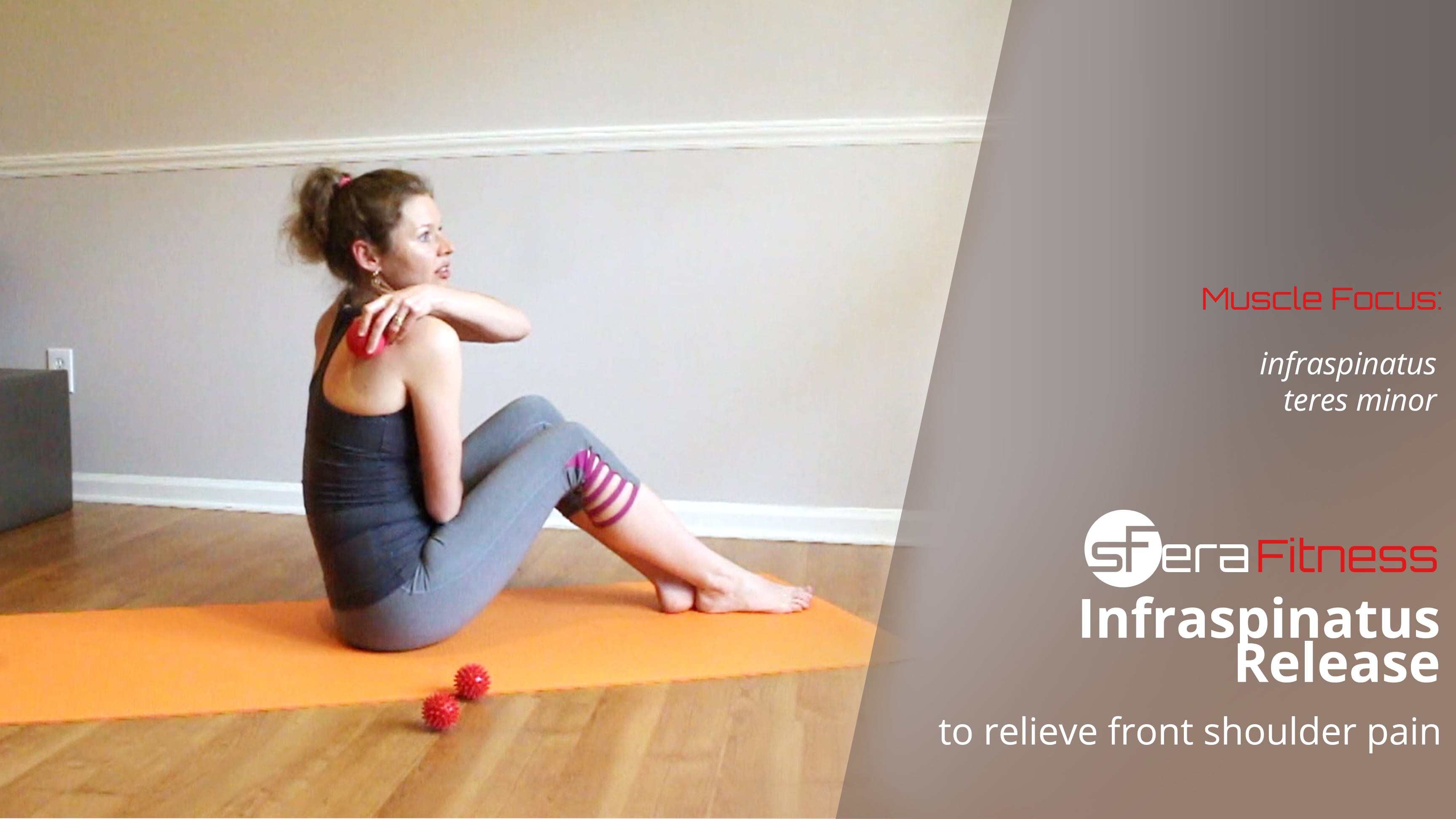 Infraspinatus Trigger Point Release to Relieve Front Shoulder Pain