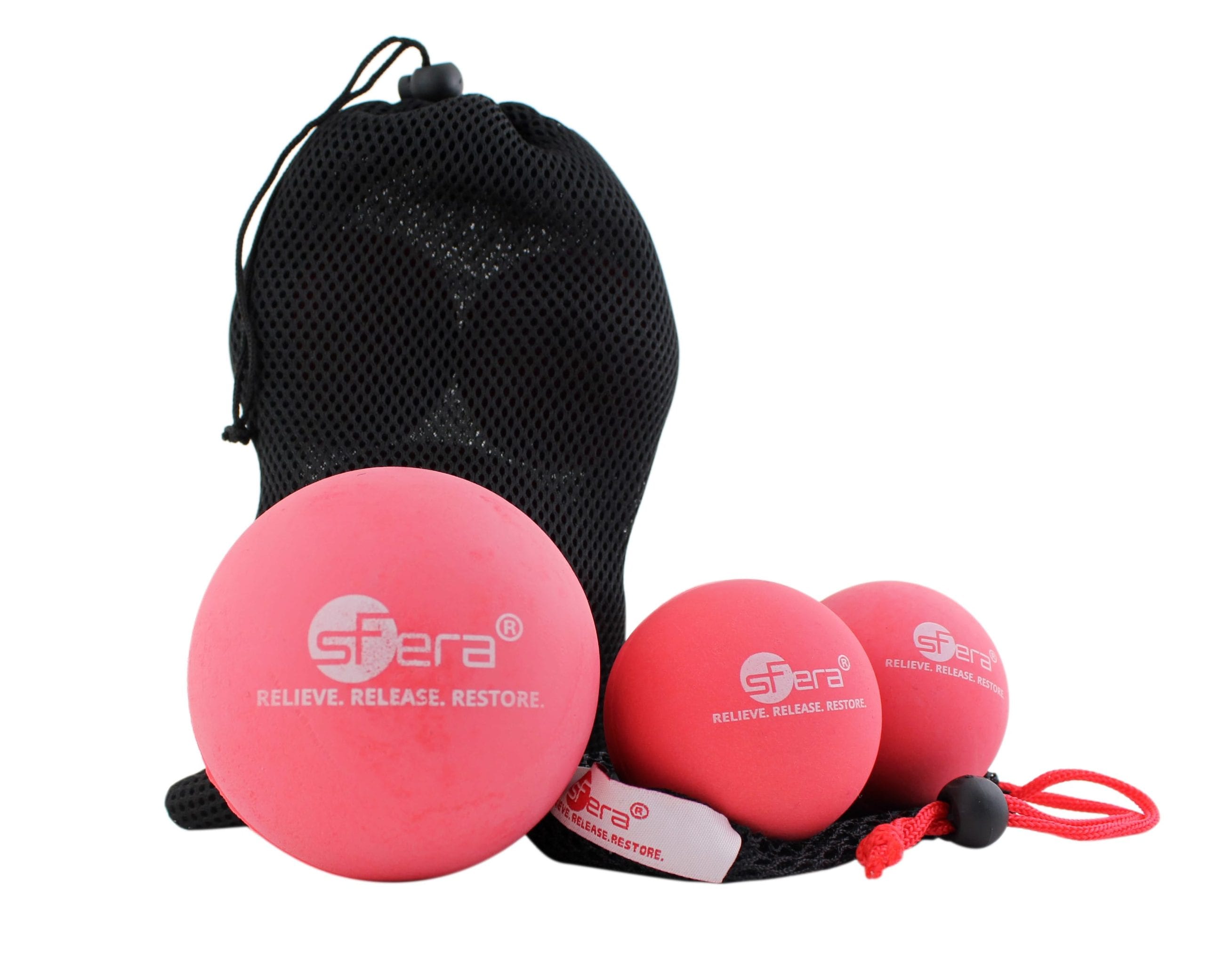 Firm Yoga Massage Balls for Deep Tissue Release sFera Fitness